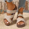Scarpe Estive da Donna Eleganti, Facili, Comode, Leggere Sandalo a Suola Spessa