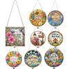 DIY 2D Flache Acryl Diamantmalerei Kits Speziell geformte Diamantkunst Anhänger für Heimdekoration und Geschenk