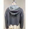 Fashionable Loose and Trendy Hooded Sweatshirt for Women In Spring and Autumn, Women's V-neck Top, Pullover Long Sleeved Shirt