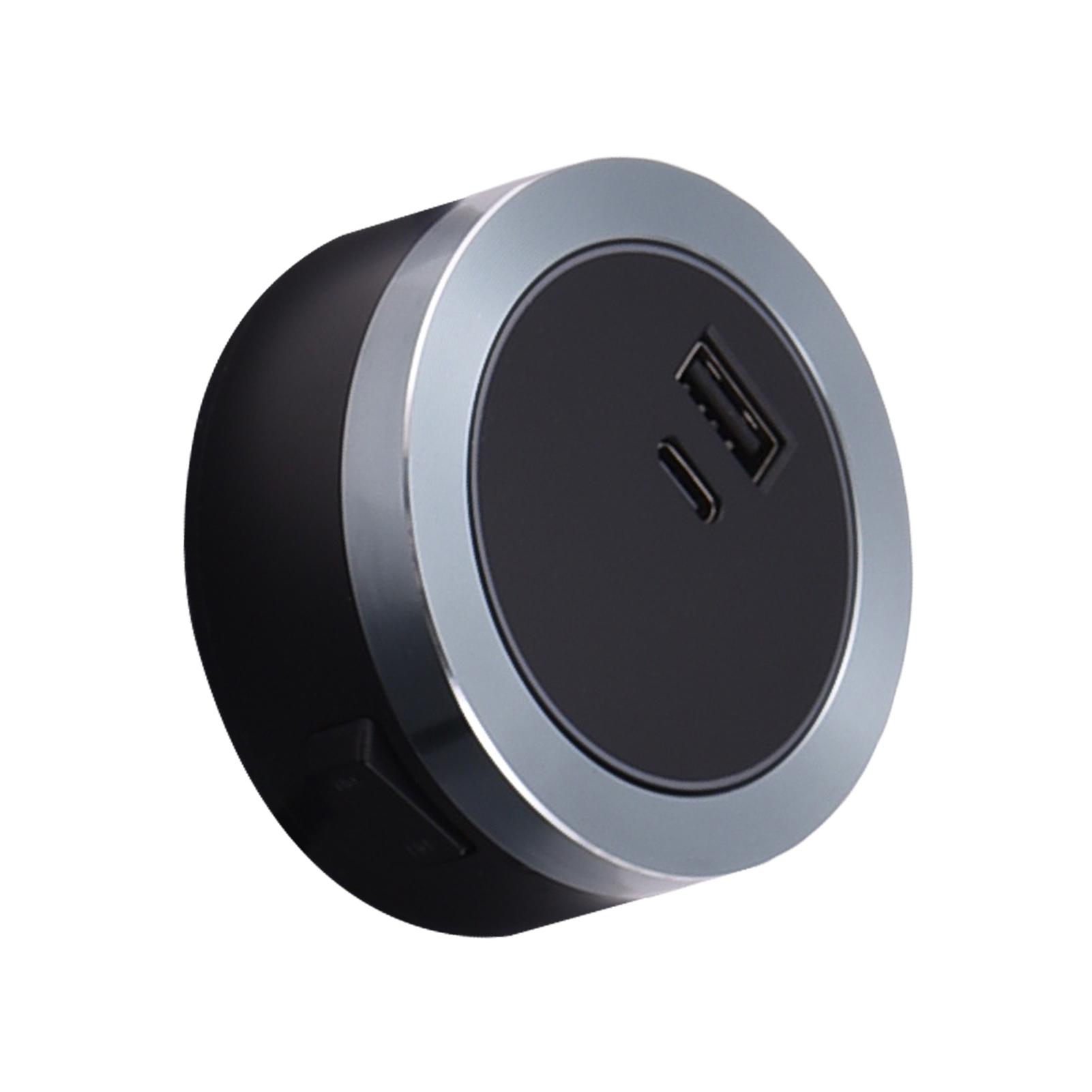 Track Adapter USB and Type C Socket Adapter Electric Rail Adapter