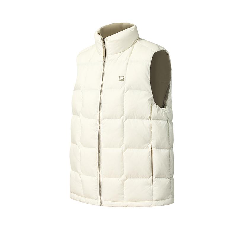 FILA Fitness Down Vest Unisex Cloud White A51U541903FWT 185/104A/XXL