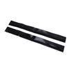 2Pcs 21in Stove Gap Cover Silicone High Temperature Resistant Non Slip Counter Gap Filler Black