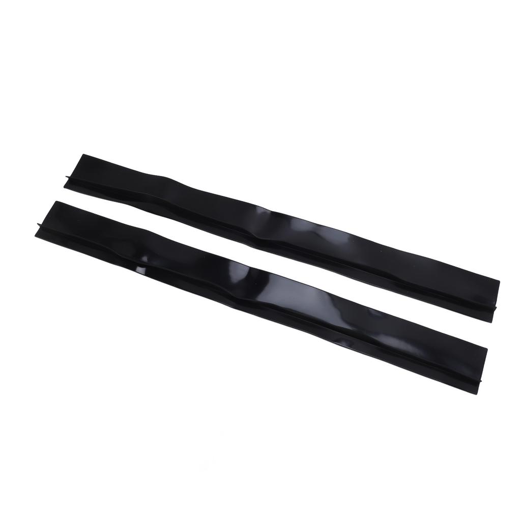 2Pcs 21in Stove Gap Cover Silicone High Temperature Resistant Non Slip Counter Gap Filler Black