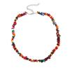 Beaded Turquoises Crystal Choker Irregular Irregular Choker Necklace Crystal Beaded Necklace  Gift