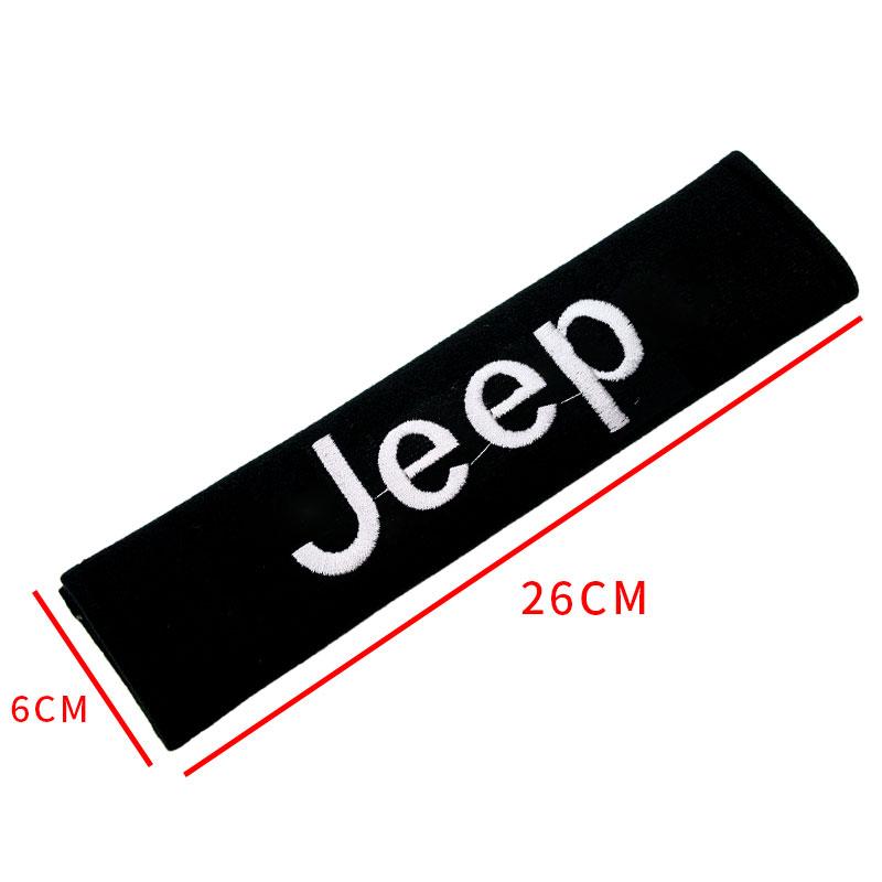 New Accessories Car Safety Belt Shoulder Cover Seat Belt Pads for Jeep JK JL TJ Renegade Patriot Wrangler Cherokee Patriot Trail Liberty