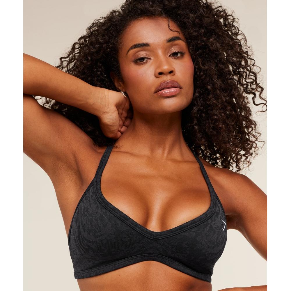 Gymshark Adapt Animal X Whitney Sports Bra Black    Asphalt Grey B5c7q Bdqq