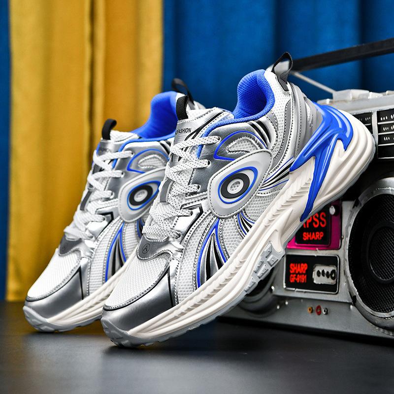 Dad shoes women's spring and summer thick-soled casual sports shoes women's mesh breathable height increase lightweight soft-soled non-slip running sh