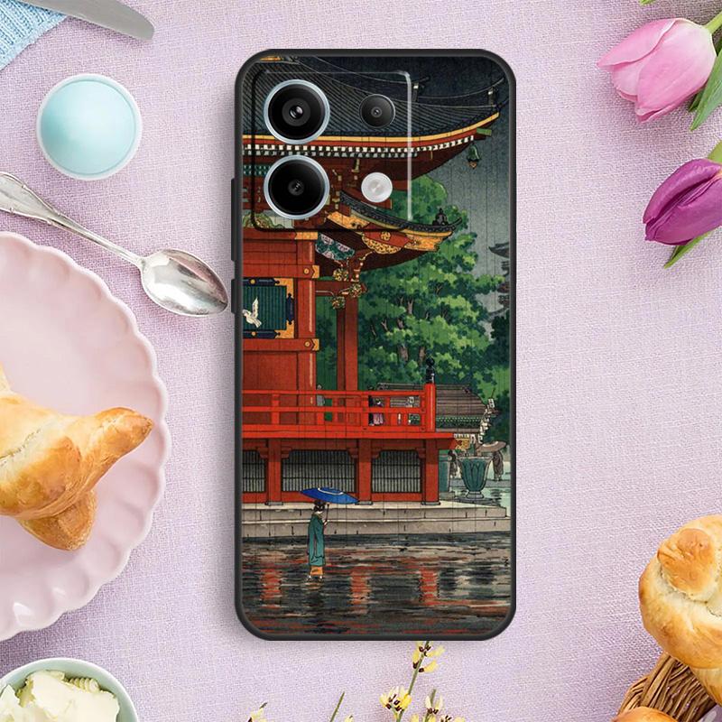 Ukiyo-e Japanese Art Case For Redmi Note 13 Pro Plus Note 12 9 10 11 Pro 9S 10S 11S 12S Redmi 12 10 C 13C Cover