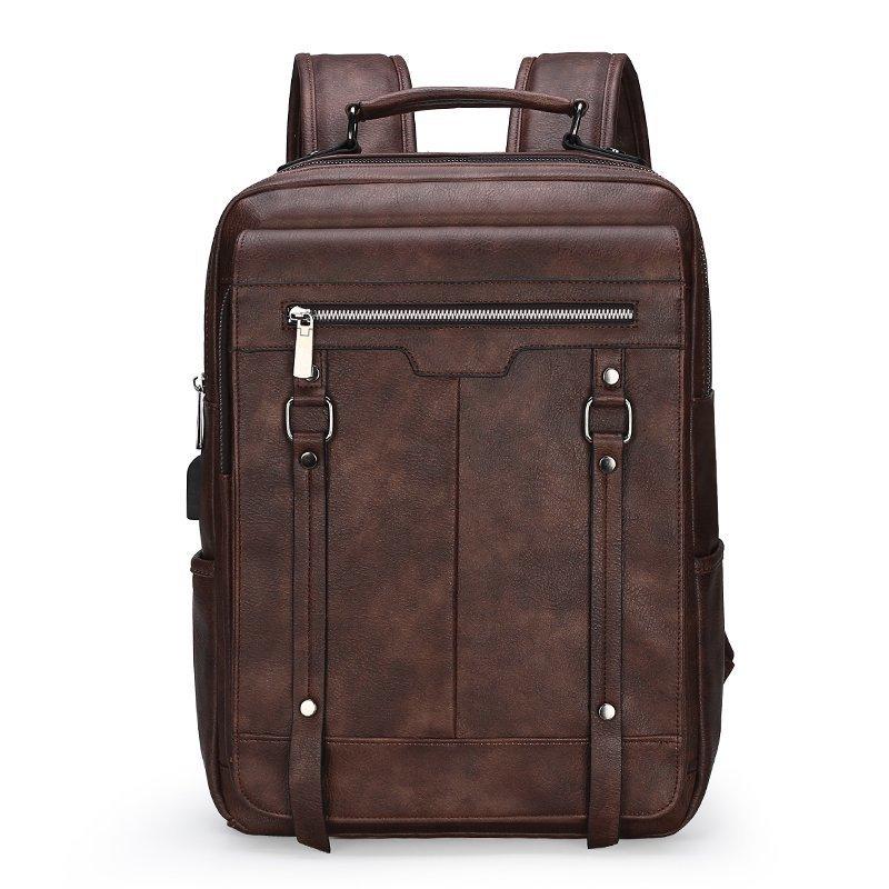 Men's Casual Schoolbag Shoulder Bag Backpack Men's Backpack Fashion Trend Travel Backpack