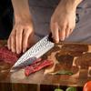 WXCOO Kitchen Knives Damascus Forged Chef Knife Butcher Cleaver Knife Meat Cleaver Fruit Slicing Knife Kitchen Accessories
