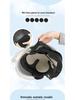 Motorcycle Helmet Liner Pad - Bio-Based Inner Cap Accessory, Universal Fit, Non-Hair Pressing.