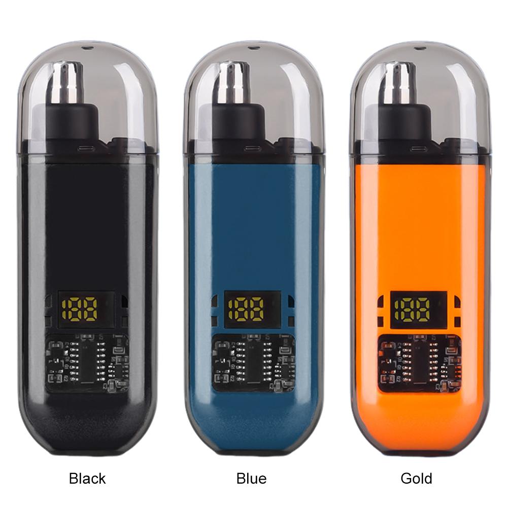 Portable Ear and Nose Hair Trimmer Clipper with Digital Display Painless Electric Nose Ear Hair Clippers for Smoother Cutting