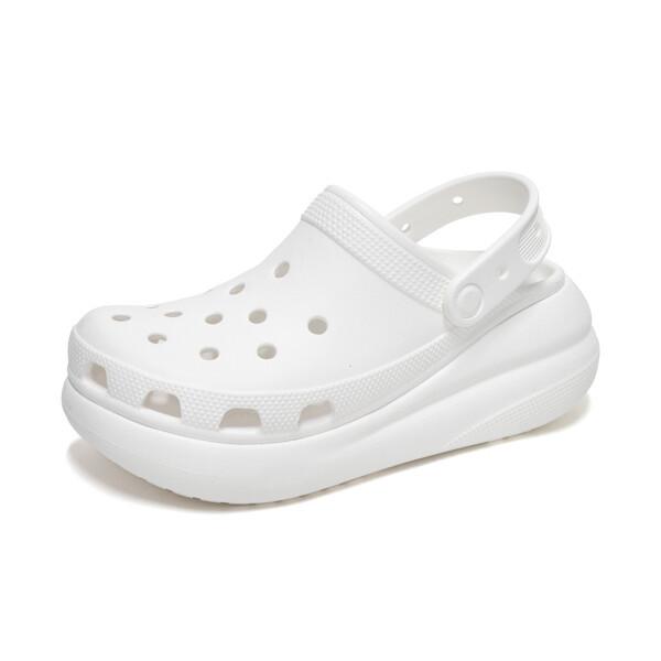 Crocs Classic Crush Platform Common Platform Slippers White 207521 100