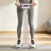 Pedálová odporová guma s rukojetí, Nastavitelná posilovací guma na břicho, pas, paže, nohy, Napínací lano na sedy-lehy, Posilovač kotníků