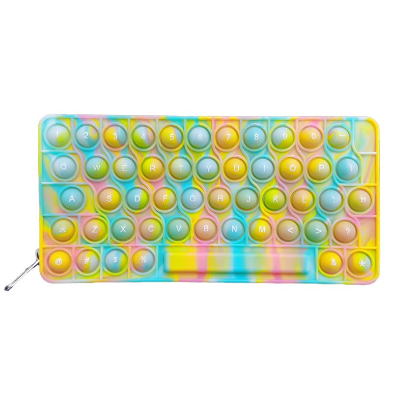 Pioneer Pest Control Bubble Pop Silicone Pencil Case - Decompression Keyboard Bag