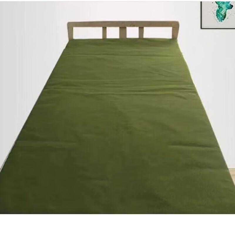Military Green Single Dormitory Mattress Pad 90cm x 200cm