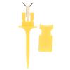 Test Hook Mini IC Testing Clip PA for Electronic Experiment Repairing MaintenanceYellow