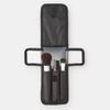 MUJI Nylon Makeup Brush x x 83525446 Pouch, Black, Approx. 8.5 0.5 19cm,