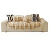 2024 New Autumn and Winter Rabbit Plush Special-shaped Irregular Sofa Cover Non-slip Cover Light Luxury Premium Straight Row Sofa Cushion