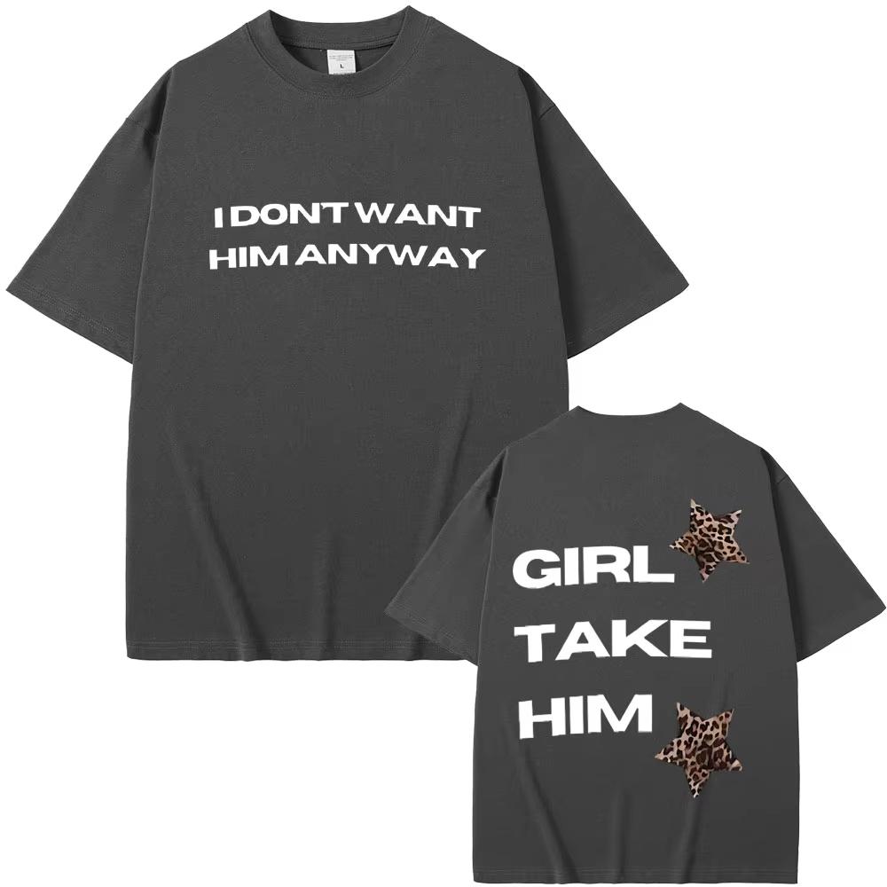 Sängerin Tate Mcrae Es ist okay, mir geht es gut, ich will ihn sowieso nicht, Mädchen nimm ihn, grafische T-Shirts, Herren, Damen, Mode, Vintage-Trend T-Shirt