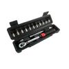 High Precisions Tool Set 16Pcs 1/4” Drive Adjustable Torque Wrench Kit For Mechanical Automotive Repair Job