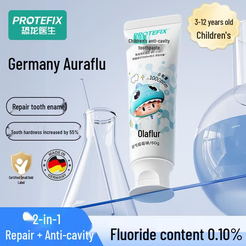 PROTEFIX Dinosaur Doctor Children s Anti-Cavity Toothpaste