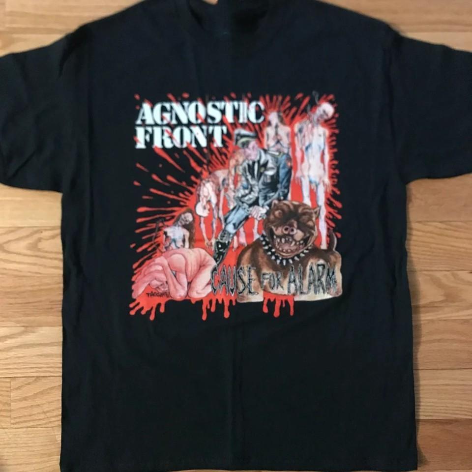 New Agnostic Front Cause for Alarmb Black Unisex All size Shirt E513 M