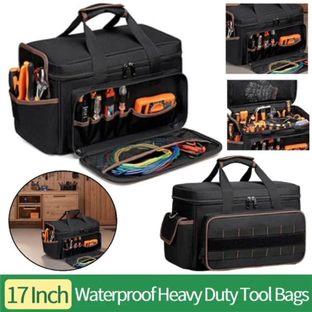 Waterproof Tool Organizers Bag Large Capacity Construction Tool Bag Tool Bag  Contractor Grade