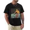 Laurent Fignon Gemälde T-Shirt Einfaches Lässiges Kurzarm-T-Shirt