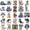 50Pcs Graffiti Stickers Self-adhesive Waterproof Strong Stickiness Exquisite Pattern Wide Application Decorative PVC Lovely Cartoon Animal    Supplies