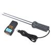 Moisture Meter with Long Probe Digital Grain Wheat Rice Corn Moisture Measurement Tool