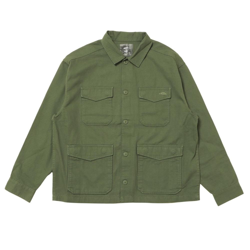 Vans Skate Atiba Military Overshirt Vn000r38en6 Pine Forest XL