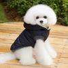 Jacket, Sweatshirt, Winter Down Jacket, Anumal Domestic Hooded Coat, Warm Clothes For Large Medium Dogs (L (Chest: 44cm, Neck: 29cm), Gray)
