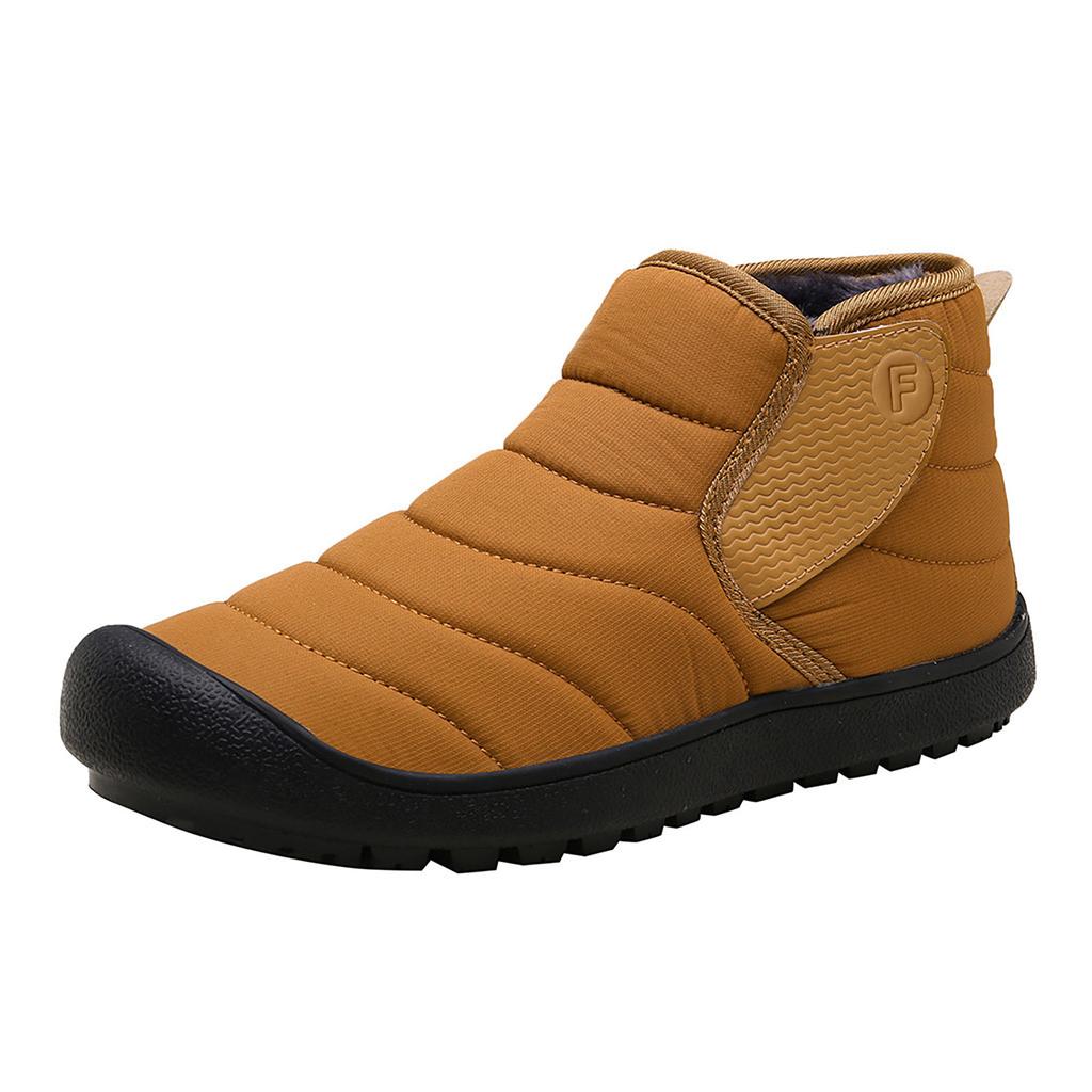 Fashion Men's Plus Velvet Warm Outdoor Sports Shoes Waterproof Snow Cotton Boots