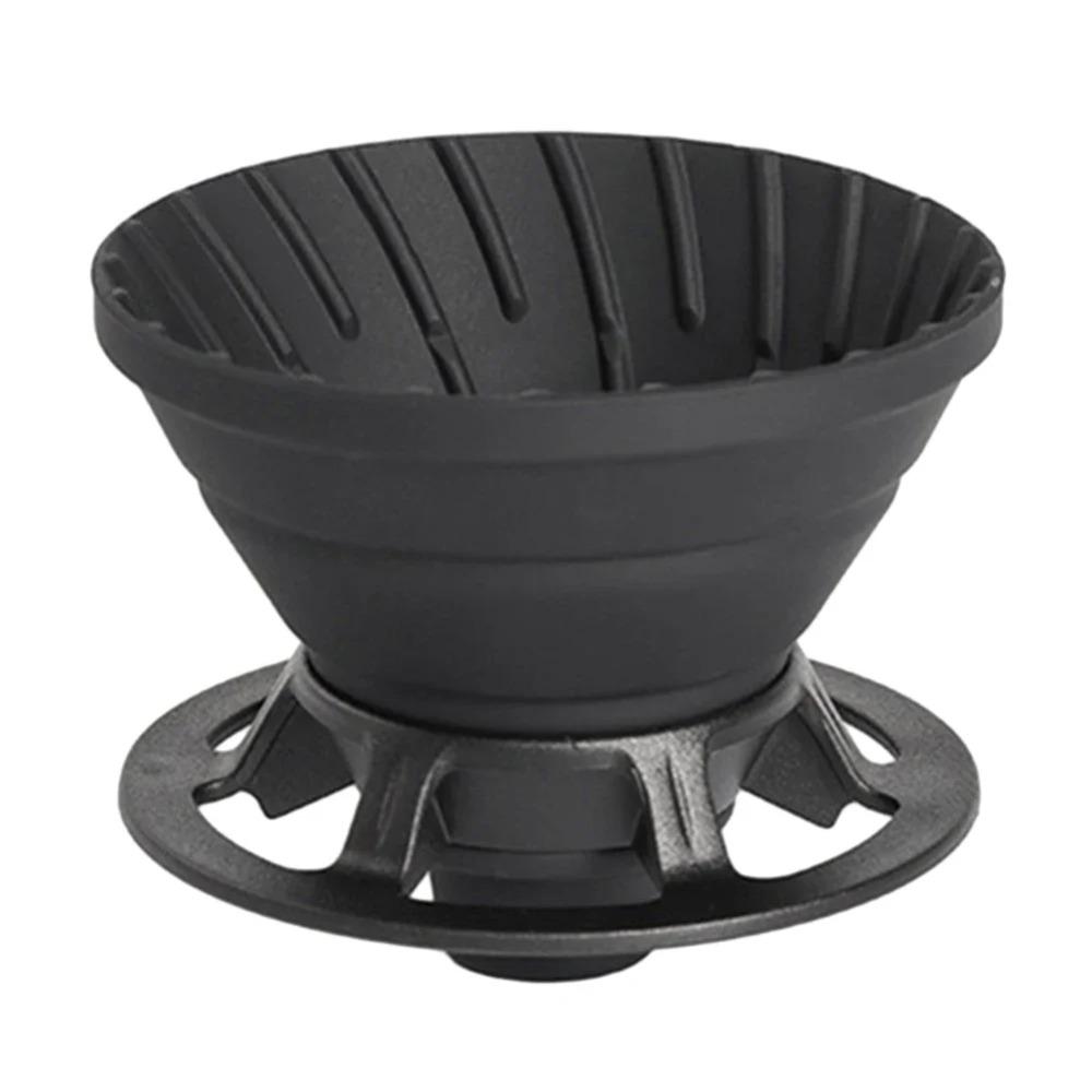 

Складная Складная Кофеварка Силиконовая Кофейная Воронка Портативная Чашка для Кофейного Фильтра Для Путешествий На Открытом Воздухе чёрный