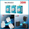 30W Dual-Port Fast Charger Type-C & USB (EU/US)