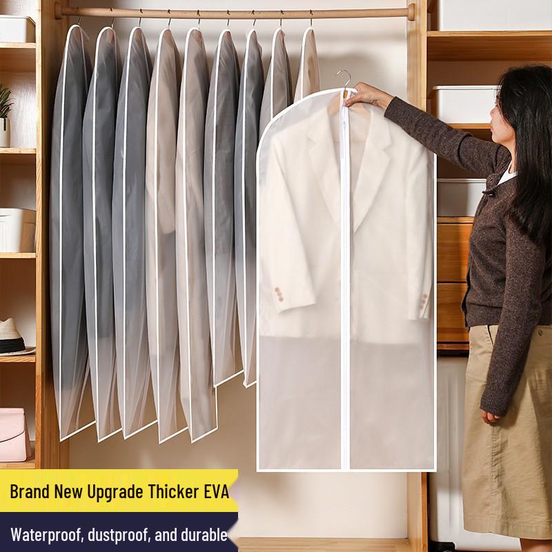 Transparent Full Coverage Hanging Garment Dust Cover Bag For kids