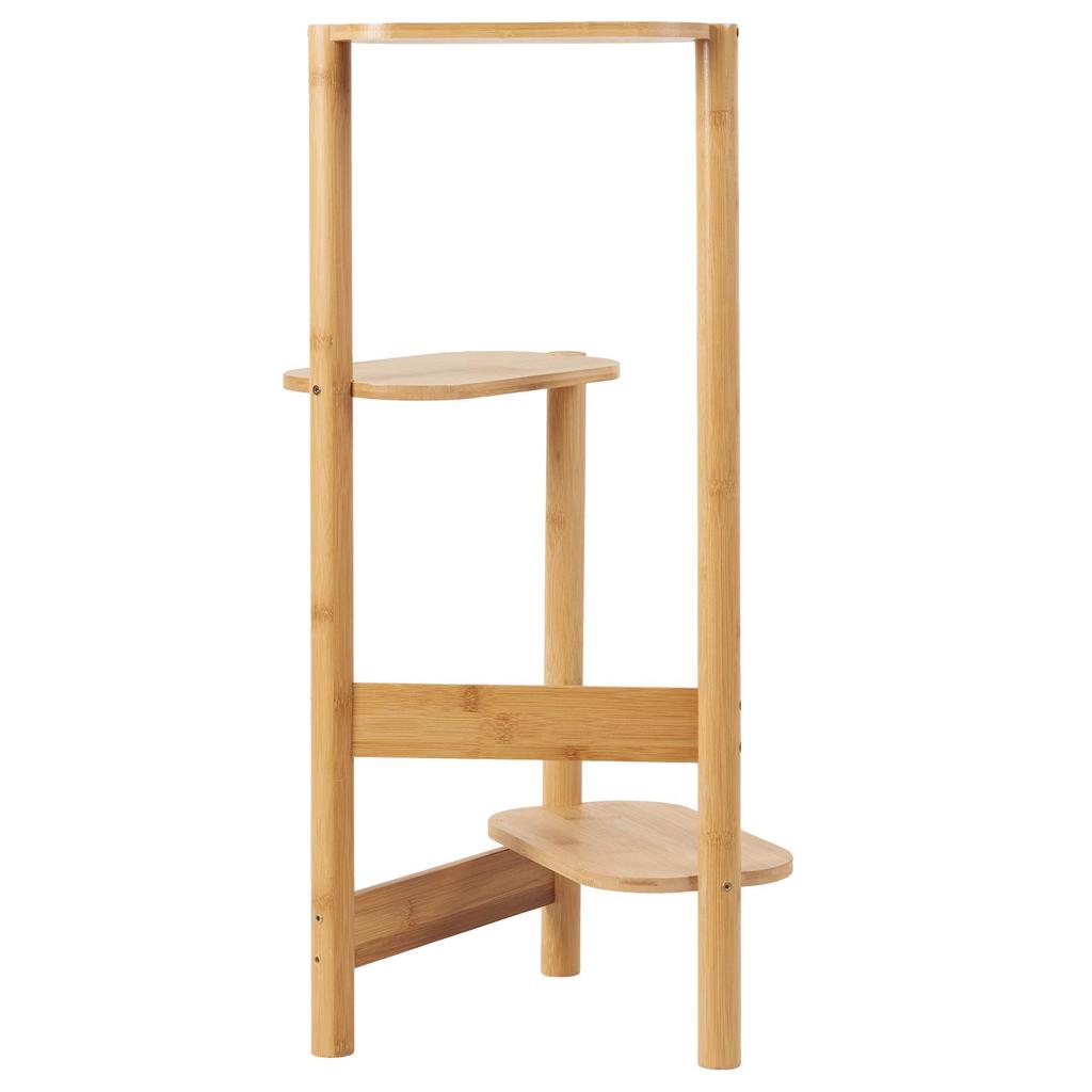 UNHO Flower 3 Bamboo Flower Flower Pot Flower Rack Stand, Tier, Stand, Stand, Indoor/Outdoor, Stylish, Flowers, Houseplants, Vases, Stand, 3D,
