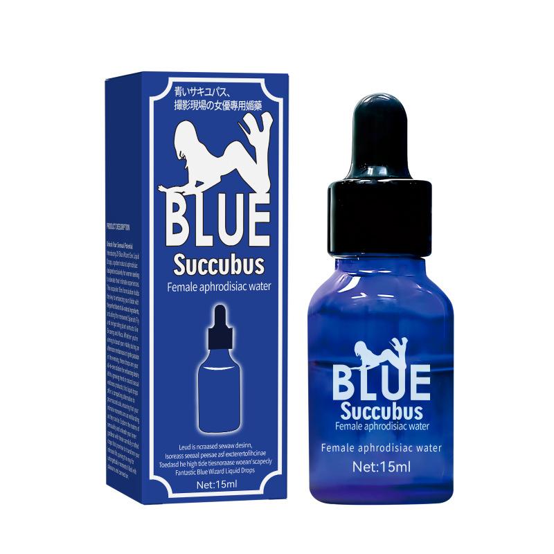 Mystic Blue Wizard Female Aphrodisiac Liquid Drops 15ml - Fast Acting Desire Booster, Sensitivity Enhancer