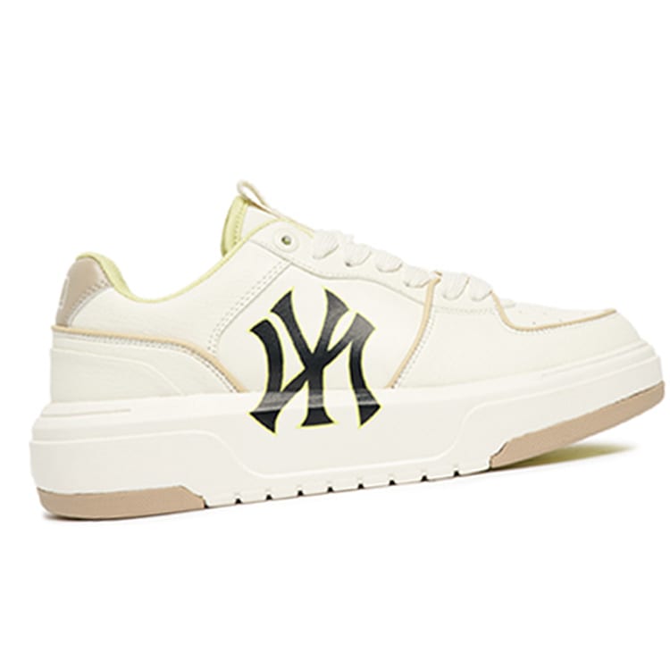 MLB Chunky Liner Artificial Leather Slip Resistant Cushioning Abrasion Resistant Low top Skateboard Shoes Unisex 3ASXCA12N-50BGS