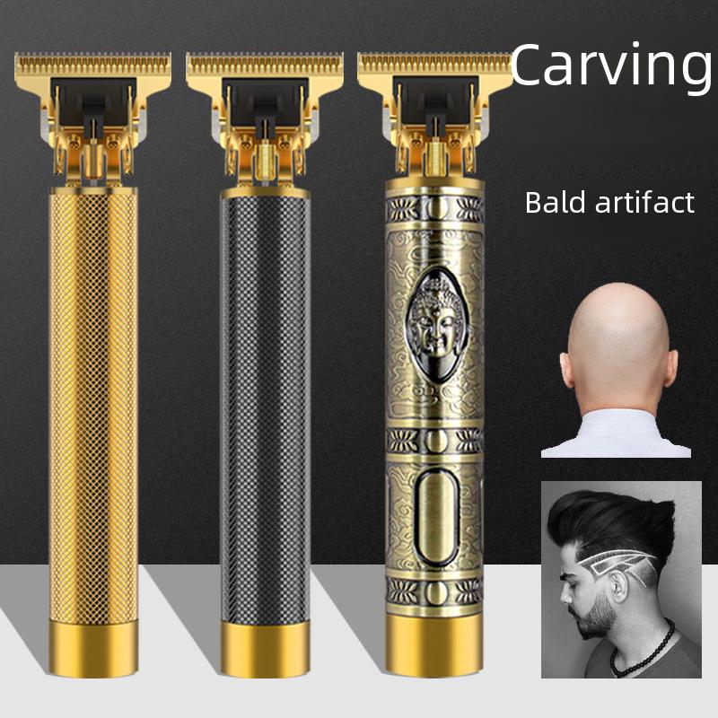Professional Electric Hair Clippers: Ideal for Men with Oily Hair, Notches and Trimming, Perfect for Barbers and Salons