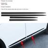 Body Side Trim Waterproof Bright Black  Door Protector Auto Modification Exterior Belt Body Side Molding Door Trim