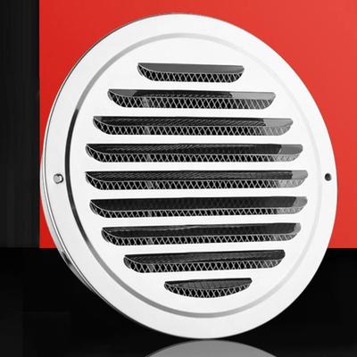 70-300mm Ronde RVS Buitenmuur Luchtventilatierooster Kanaal Huis Kantoor Luchtventilatie Accessoires Insectenwering