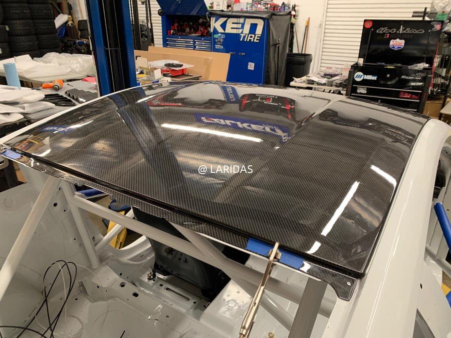Ford Mustang Dark Horse S650 Carbon Fiber Roof Replacement Accessory