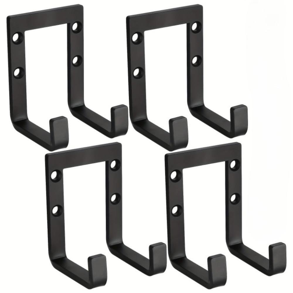 

4PCS Wall Mounted Garage Hook, Multifunctional Tool Hanger, Sturdy Ladder Hook for Bicycle and Tool Wall Organizer 4PCS