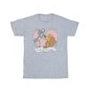 Disney Womens/Ladies Lady And The Tramp Love Cotton Boyfriend T-Shirt