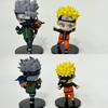 12th Gen Naruto Q Version Figures: Set of 6 Naruto and Obito Cake Decorations, Car Toys, and Ornaments