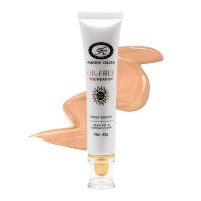 Fashion Colour Oil Free Sunscreen Foundation, Matte Skin Fit & Lasting Clear, 40g (Shade 01)