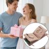 Schmucktasche Schmuckaufbewahrungshalter mit 4 Taschen und Reißverschluss Tragbare Ringbeutel für Armband Ohrringe Ringe Reise Party