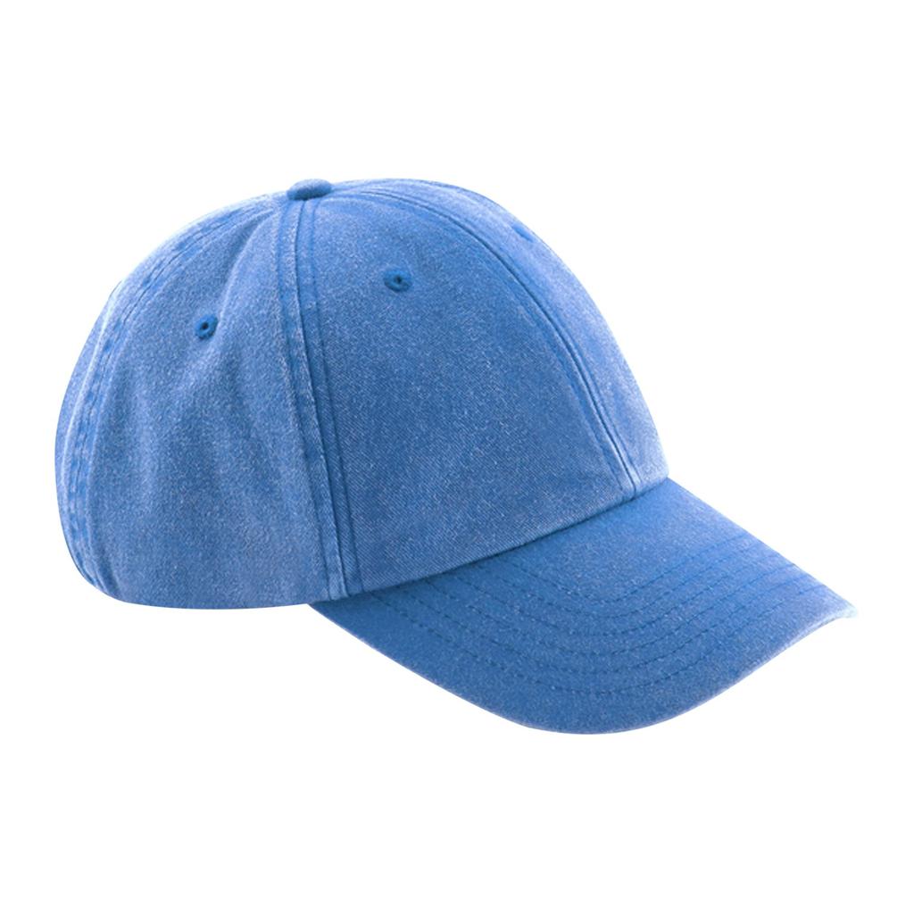 Unisex Low Profile Vintage Denim-Look Cap